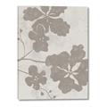 Picture of Floral  Shapes in Beaver Brown IV _GroupedProduct_Rectangle_Portrait_Canvas_