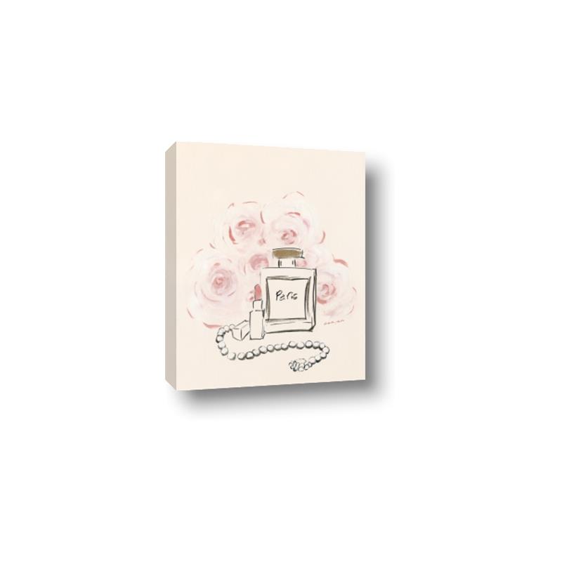 Picture of Paris Perfume and Roses _GroupedProduct_Rectangle_Portrait_Canvas_