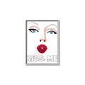 Picture of Kiss Me _GroupedProduct_Rectangle_Portrait_Canvas_Framed_