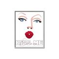 Picture of Kiss Me _GroupedProduct_Rectangle_Portrait_Canvas_Framed_