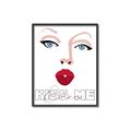 Picture of Kiss Me _GroupedProduct_Rectangle_Portrait_Canvas_Framed_
