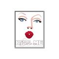 Picture of Kiss Me _GroupedProduct_Rectangle_Portrait_Canvas_Framed_
