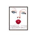 Picture of Kiss Me _GroupedProduct_Rectangle_Portrait_Canvas_Framed_