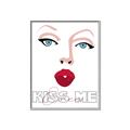 Picture of Kiss Me _GroupedProduct_Rectangle_Portrait_Canvas_Framed_
