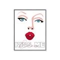 Picture of Kiss Me _GroupedProduct_Rectangle_Portrait_Canvas_Framed_
