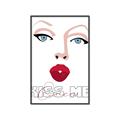 Picture of Kiss Me _GroupedProduct_Rectangle_Portrait_Canvas_Framed_