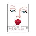 Picture of Kiss Me _GroupedProduct_Rectangle_Portrait_Canvas_Framed_