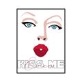 Picture of Kiss Me _GroupedProduct_Rectangle_Portrait_Canvas_Framed_