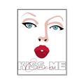 Picture of Kiss Me _GroupedProduct_Rectangle_Portrait_Canvas_Framed_