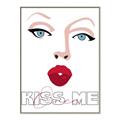 Picture of Kiss Me _GroupedProduct_Rectangle_Portrait_Canvas_Framed_