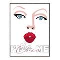 Picture of Kiss Me _GroupedProduct_Rectangle_Portrait_Canvas_Framed_