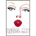 Picture of Kiss Me _GroupedProduct_Rectangle_Portrait_Canvas_Framed_