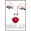 Picture of Kiss Me _GroupedProduct_Rectangle_Portrait_Canvas_Framed_