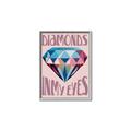 Picture of Diamond Eyes _GroupedProduct_Rectangle_Portrait_Canvas_Framed_