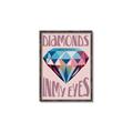 Picture of Diamond Eyes _GroupedProduct_Rectangle_Portrait_Canvas_Framed_
