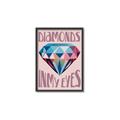 Picture of Diamond Eyes _GroupedProduct_Rectangle_Portrait_Canvas_Framed_