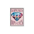Picture of Diamond Eyes _GroupedProduct_Rectangle_Portrait_Canvas_Framed_