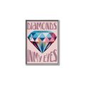 Picture of Diamond Eyes _GroupedProduct_Rectangle_Portrait_Canvas_Framed_