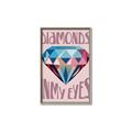 Picture of Diamond Eyes _GroupedProduct_Rectangle_Portrait_Canvas_Framed_