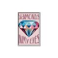 Picture of Diamond Eyes _GroupedProduct_Rectangle_Portrait_Canvas_Framed_
