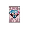 Picture of Diamond Eyes _GroupedProduct_Rectangle_Portrait_Canvas_Framed_