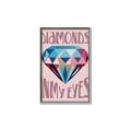 Picture of Diamond Eyes _GroupedProduct_Rectangle_Portrait_Canvas_Framed_