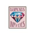 Picture of Diamond Eyes _GroupedProduct_Rectangle_Portrait_Canvas_Framed_