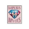 Picture of Diamond Eyes _GroupedProduct_Rectangle_Portrait_Canvas_Framed_