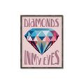 Picture of Diamond Eyes _GroupedProduct_Rectangle_Portrait_Canvas_Framed_
