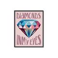 Picture of Diamond Eyes _GroupedProduct_Rectangle_Portrait_Canvas_Framed_