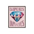 Picture of Diamond Eyes _GroupedProduct_Rectangle_Portrait_Canvas_Framed_