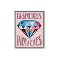 Picture of Diamond Eyes _GroupedProduct_Rectangle_Portrait_Canvas_Framed_