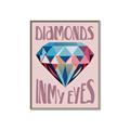 Picture of Diamond Eyes _GroupedProduct_Rectangle_Portrait_Canvas_Framed_