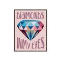 Picture of Diamond Eyes _GroupedProduct_Rectangle_Portrait_Canvas_Framed_