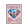 Picture of Diamond Eyes _GroupedProduct_Rectangle_Portrait_Canvas_Framed_