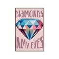 Picture of Diamond Eyes _GroupedProduct_Rectangle_Portrait_Canvas_Framed_