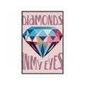 Picture of Diamond Eyes _GroupedProduct_Rectangle_Portrait_Canvas_Framed_