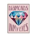Picture of Diamond Eyes _GroupedProduct_Rectangle_Portrait_Canvas_Framed_