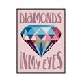 Picture of Diamond Eyes _GroupedProduct_Rectangle_Portrait_Canvas_Framed_