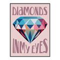 Picture of Diamond Eyes _GroupedProduct_Rectangle_Portrait_Canvas_Framed_