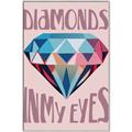 Picture of Diamond Eyes _GroupedProduct_Rectangle_Portrait_Canvas_Framed_