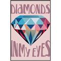 Picture of Diamond Eyes _GroupedProduct_Rectangle_Portrait_Canvas_Framed_