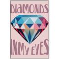 Picture of Diamond Eyes _GroupedProduct_Rectangle_Portrait_Canvas_Framed_