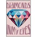 Picture of Diamond Eyes _GroupedProduct_Rectangle_Portrait_Canvas_Framed_