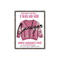 Picture of Vasilisa's Pink Cardigan _GroupedProduct_Rectangle_Portrait_Canvas_Framed_