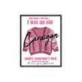 Picture of Vasilisa's Pink Cardigan _GroupedProduct_Rectangle_Portrait_Canvas_Framed_