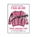 Picture of Vasilisa's Pink Cardigan _GroupedProduct_Rectangle_Portrait_Canvas_Framed_