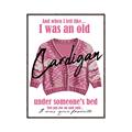 Picture of Vasilisa's Pink Cardigan _GroupedProduct_Rectangle_Portrait_Canvas_Framed_