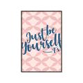 Picture of Be Yourself _GroupedProduct_Rectangle_Portrait_Canvas_Framed_