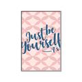 Picture of Be Yourself _GroupedProduct_Rectangle_Portrait_Canvas_Framed_